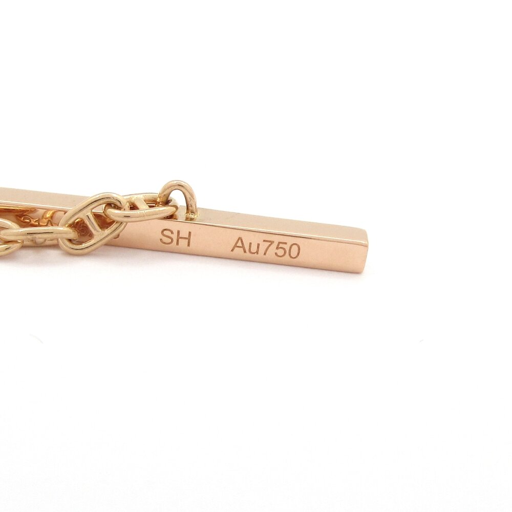 Hermès Chaîne d'Angkle Verso Necklace 18K Rose Gold Ceramic - Picture 6 of 6